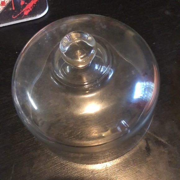 Vintage MCM Goodwood Teak & Glass Dome Cheese Tray Small  Goodwood Teak cheese board with dome